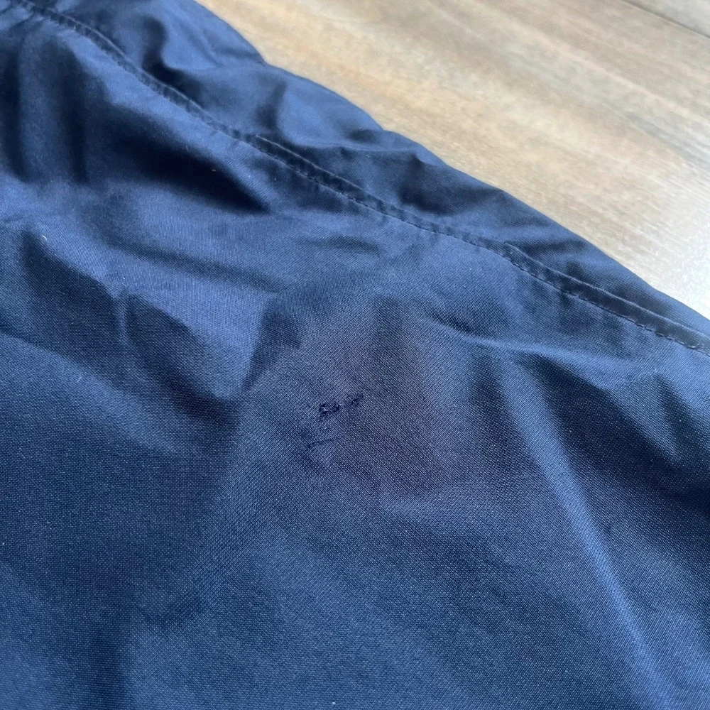 Nike Y2K Mens Navy Blue Windbreaker Track Pants Size Medium Bin D-14 - Picture 3 of 6